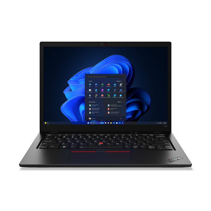 Lenovo ThinkPad L13 Gen 5 (Intel) Intel Core Ultra 5 125U Laptop 33,8 cm (13.3") WSXGA 16 GB LPDDR5-SDRAM 512 GB SSD Wi-Fi 6E (802.11ax) Windows 11 Pro Deutsch Schwarz