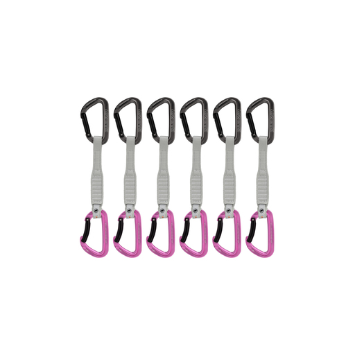 Mammut 2040-02581-33275-75 Karabinerhaken zum Klettern Verschlusskarabiner D-förmig Aluminium Pink, Edelstahl 6 Stück(e)
