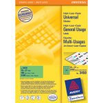 Avery Universal Labels, Green 70x37mm selbstklebendes Etikett 2400 Stück(e)