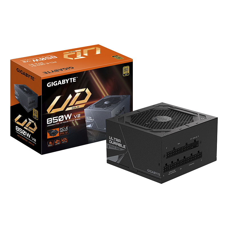 GIGABYTE UD850GM PG5 V2 Netzteil 850 W 20+4 pin ATX ATX Schwarz