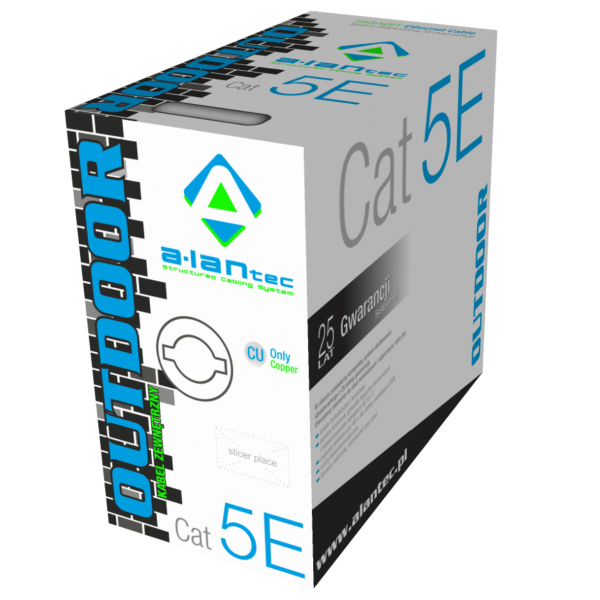 A-LAN KIU5OUTZ305 Netzwerkkabel Grau 305 m Cat5e U/UTP (UTP)