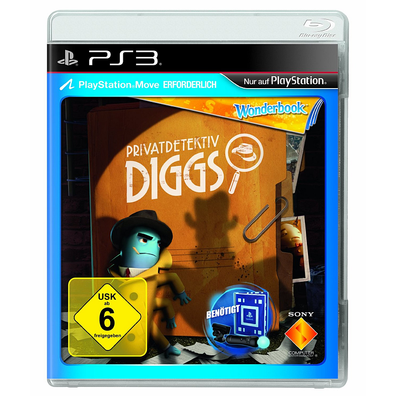 Sony Wonderbook: Privatdetektiv Diggs Deutsch PlayStation 3