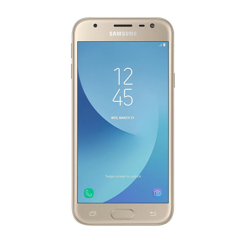 Samsung Galaxy J3 (2017) SM-J330F 12,7 cm (5") Dual-SIM Android 7.0 4G Mikro-USB 2 GB 16 GB 2400 mAh Gold