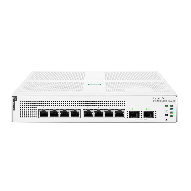 HPE Aruba Networking Networking Instant On Switch 8p Gigabit CL4 PoE 2p SFP 124W 1930