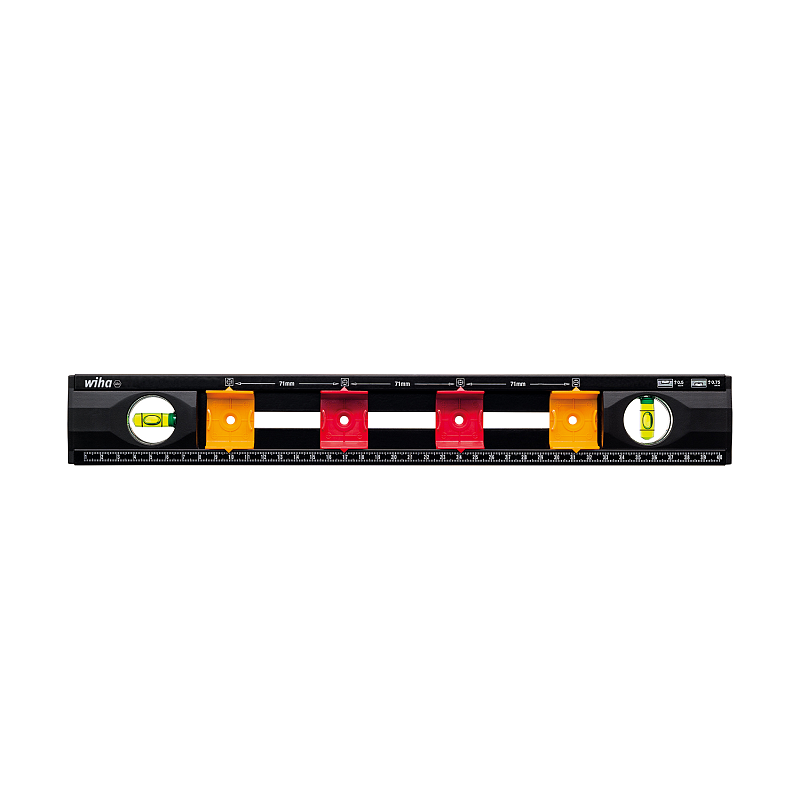 Wiha 42074 Wasserwaage 0,4 m Schwarz, Orange, Rot