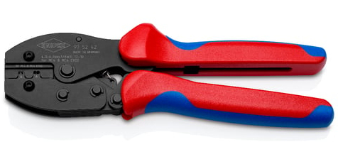 Knipex 97 52 42 Kabel-Crimper Crimpwerkzeug Blau, Rot