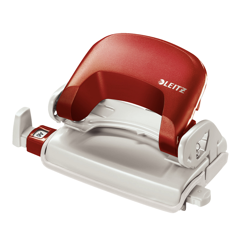 Leitz 50580025 Locher 10 Blätter Rot