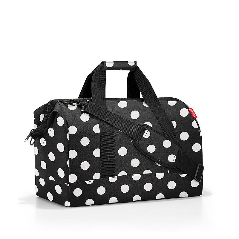 Reisenthel allrounder L Polyester Schwarz, Weiß Frau Handtasche