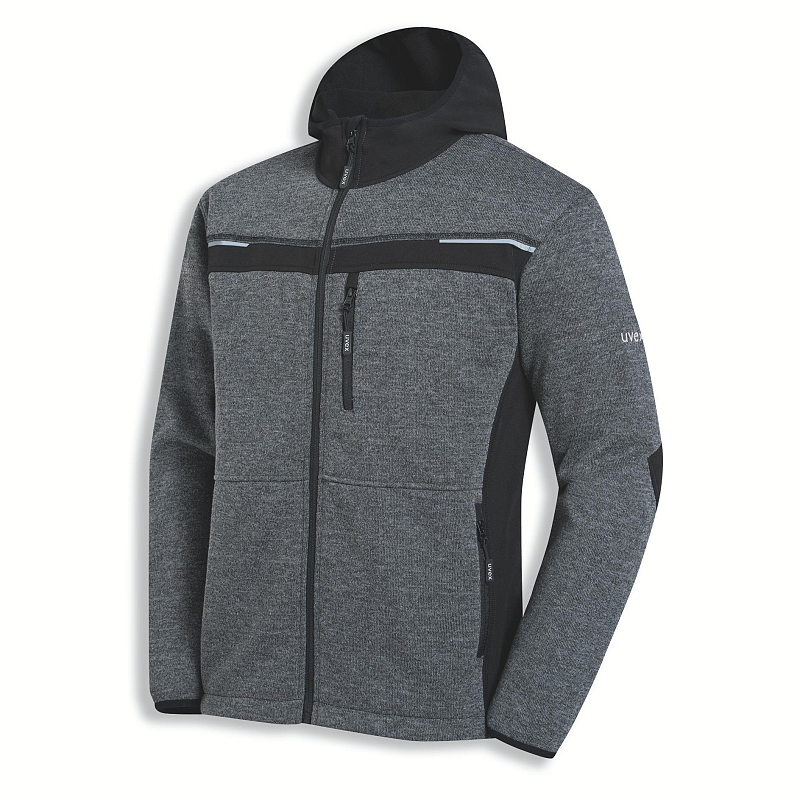 Uvex 8940713 Arbeitskleidung Jacke Anthrazit, Schwarz