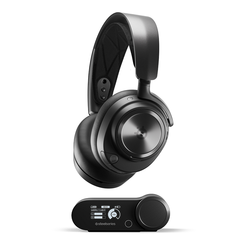 Steelseries Arctis Nova Pro Wireless Xbox Kopfhörer Verkabelt & Kabellos Kopfband Gaming Bluetooth Ladestation Schwarz