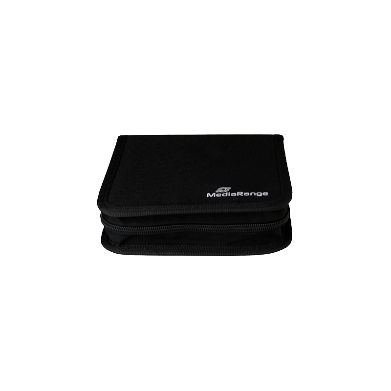 MediaRange BOX50 CD-Hülle Geldbörsenhülle 24 Disks Schwarz