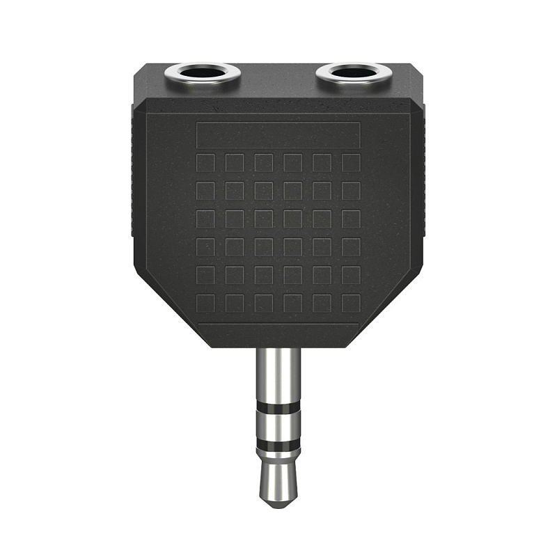Hama 00205191 Kabeladapter 3.5mm 2 x 3.5mm Schwarz