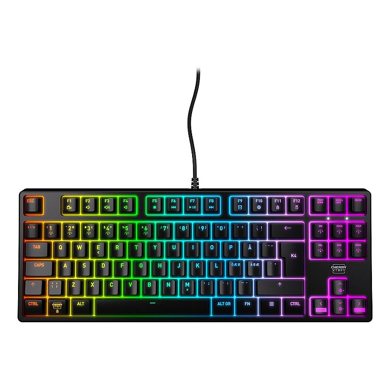 CHERRY XTRFY K4V2 RGB TKL Tastatur Gaming USB QWERTY Spanisch Schwarz