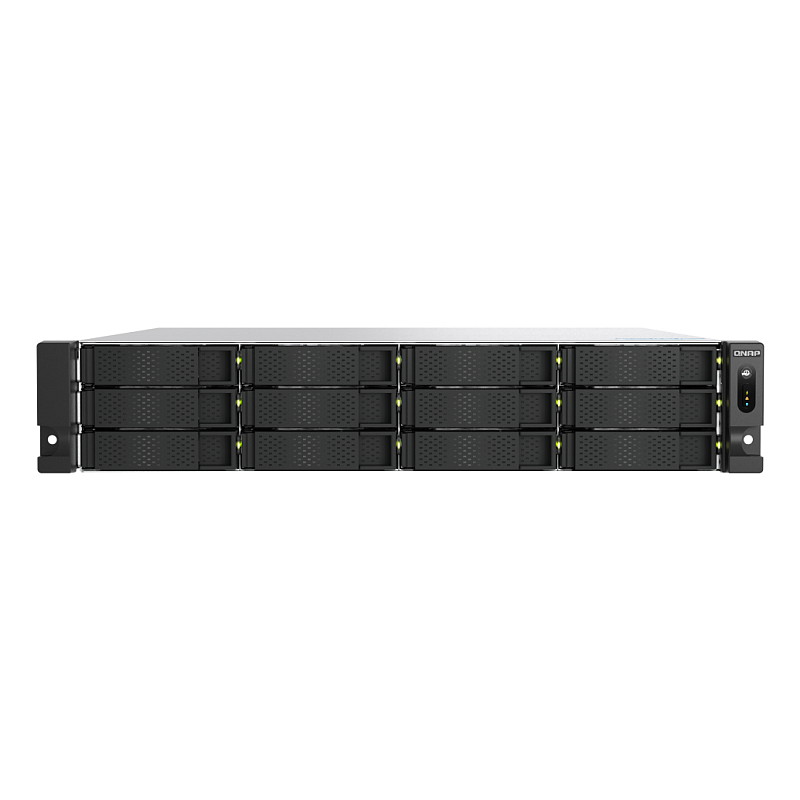 QNAP TS-H1277AXU-RP NAS Rack (2U) AMD Ryzen™ 5 16 GB DDR5 0 TB QuTS hero Schwarz