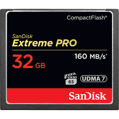 SanDisk 32GB Extreme Pro CF 160MB/s Kompaktflash