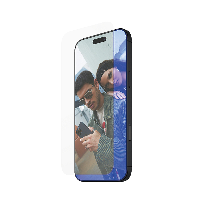 PanzerGlass SAFE. by ® Anti-Blue Light Displayschutz iPhone 16 Pro | Ultra-Wide Fit
