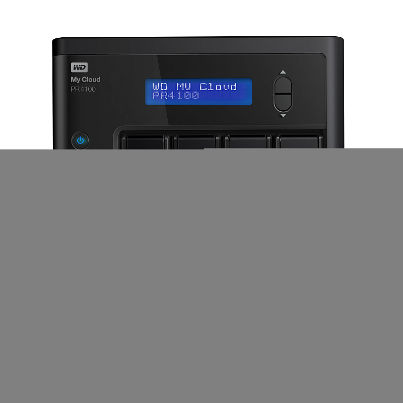 Western Digital My Cloud PR4100 NAS Desktop Intel® Pentium® N3710 4 GB DDR3L 0 TB My Cloud OS Schwarz