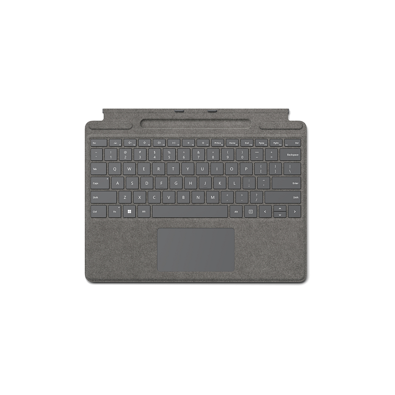 Microsoft Surface Pro Signature QWERTZ Deutsch Microsoft Cover port Platin
