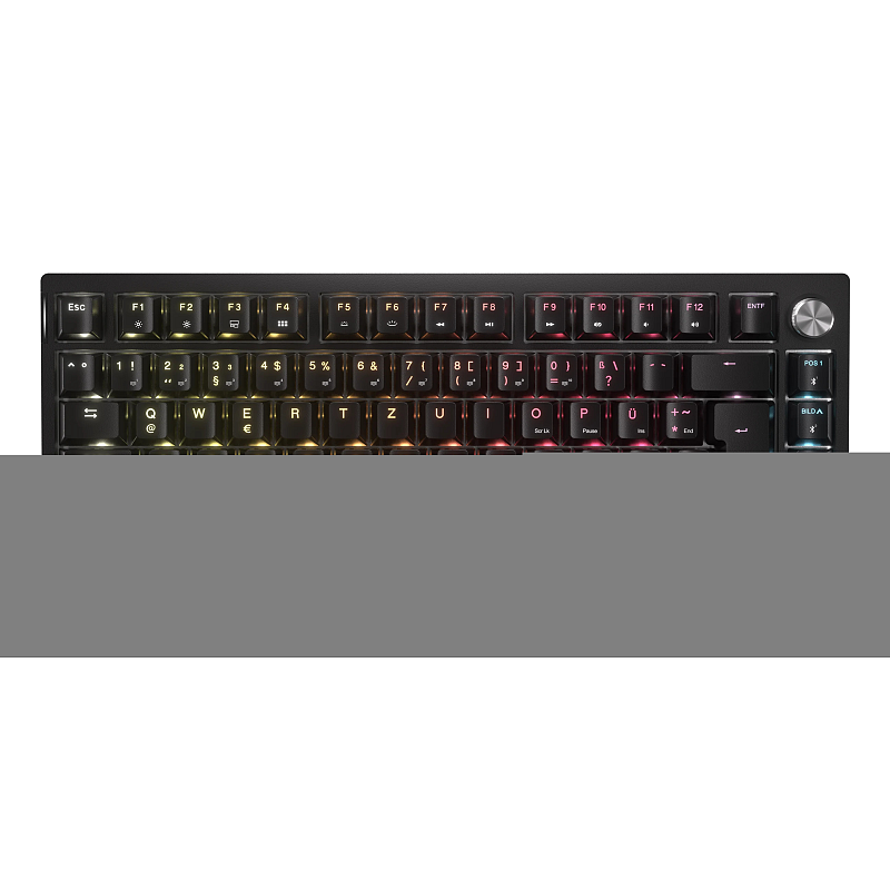 Corsair K65 PLUS Tastatur Gaming USB + RF Wireless + Bluetooth QWERTZ Deutsch Schwarz