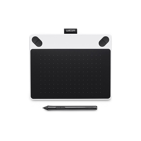 Wacom Intuos Draw Grafiktablett Weiß, Schwarz 2540 lpi 152 x 95 mm USB