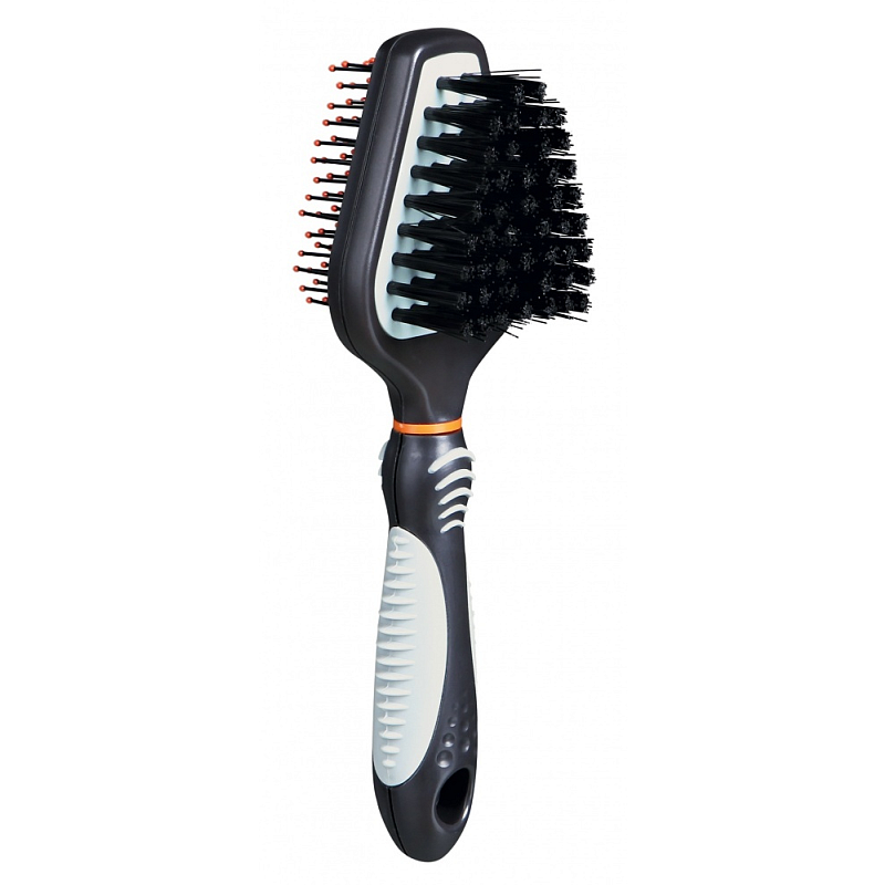TRIXIE 24153 Bürste & Kamm für Haustiere Schwarz, Grau Hund Pinsel
