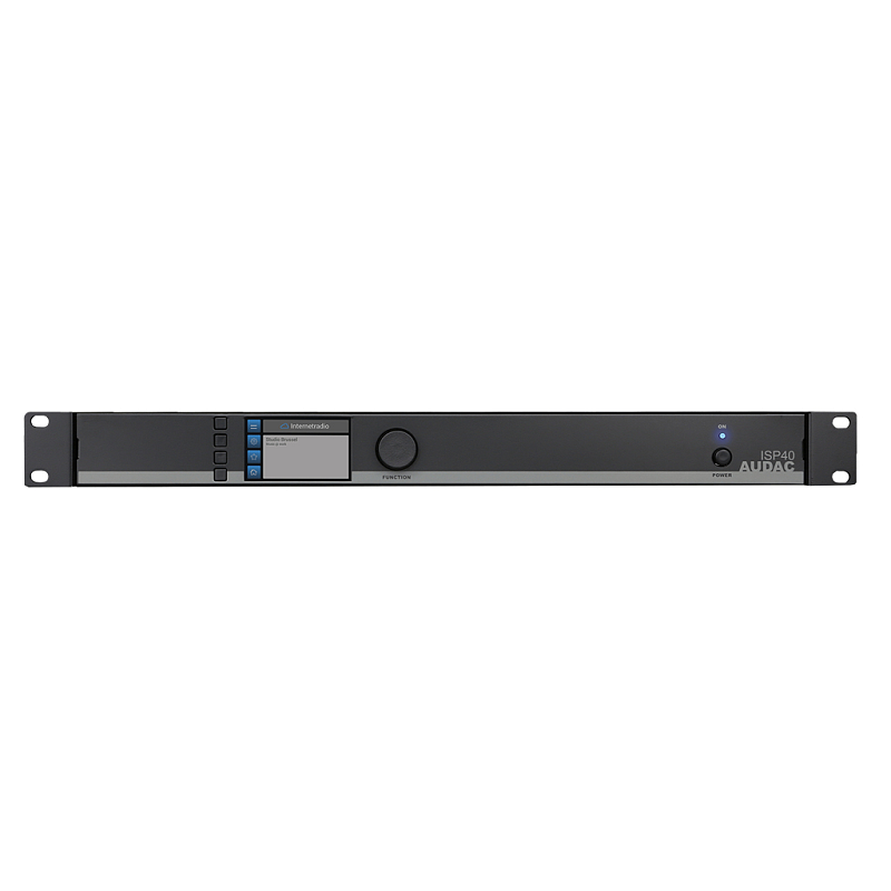 AUDAC ISP40 Digitaler Mediaplayer Schwarz 0 GB
