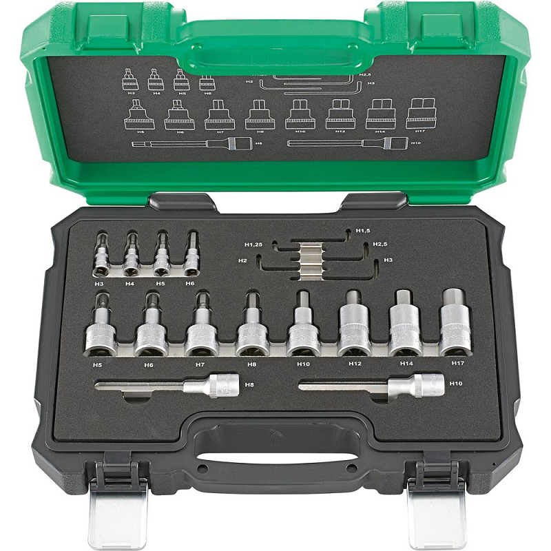 Fortis 4317784707015 Schraubenziehereinsatz 19 Stück(e)