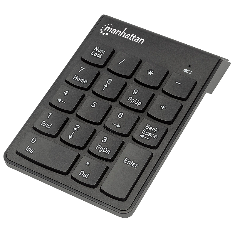 Manhattan 178846 Numerische Tastatur Laptop / PC RF Wireless Schwarz