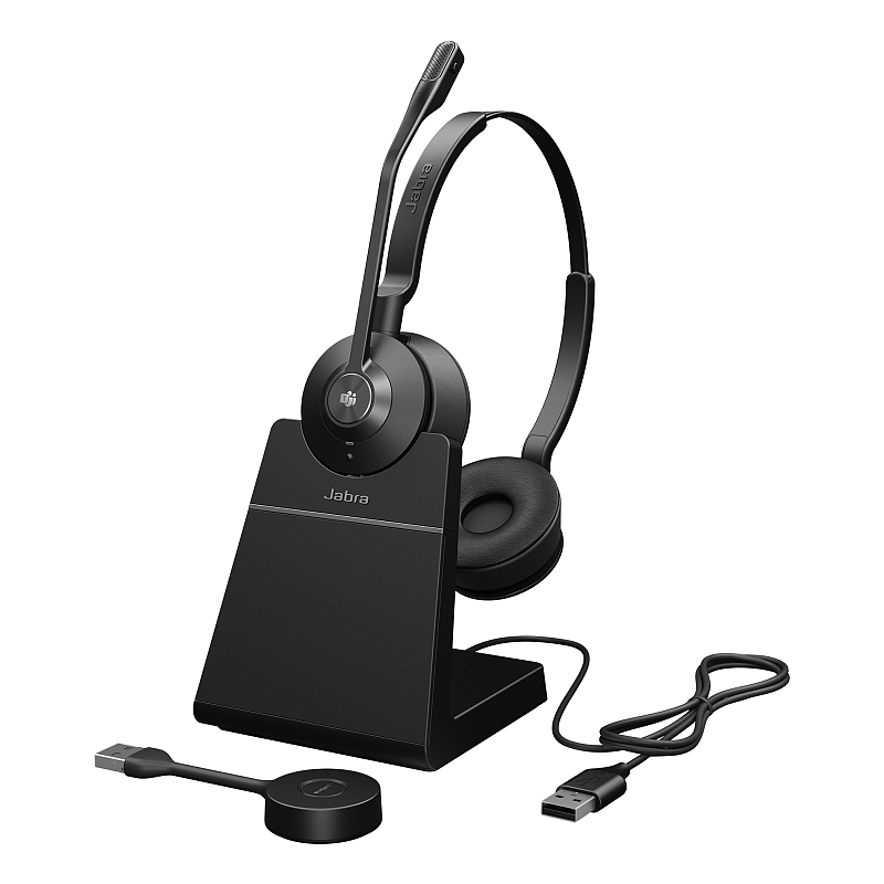 Jabra Engage 55 SE Kopfhörer Kabellos Kopfband Büro/Callcenter Schwarz