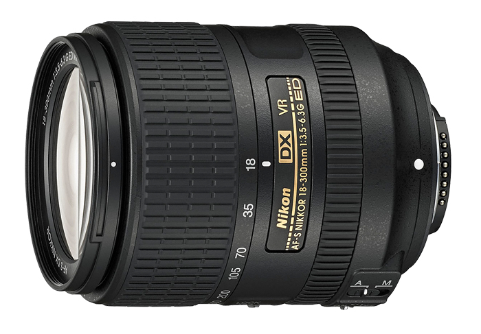 Nikon AF-S DX NIKKOR 18–300mm f/3.5–6.3G ED VR SLR Schwarz