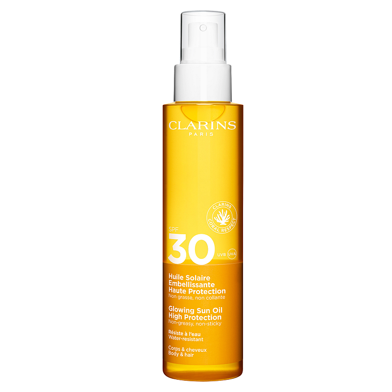 Clarins Verschönerndes Sonnenschutz-Öl für Körper & Haare SPF 30 150ml