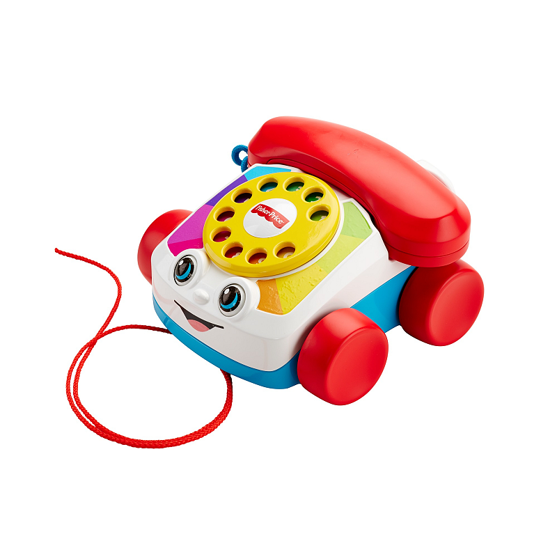 Fisher-Price Plappertelefon, Baby Spielzeug-Telefon, Nachzieh-Spielzeug, Nachziehtier