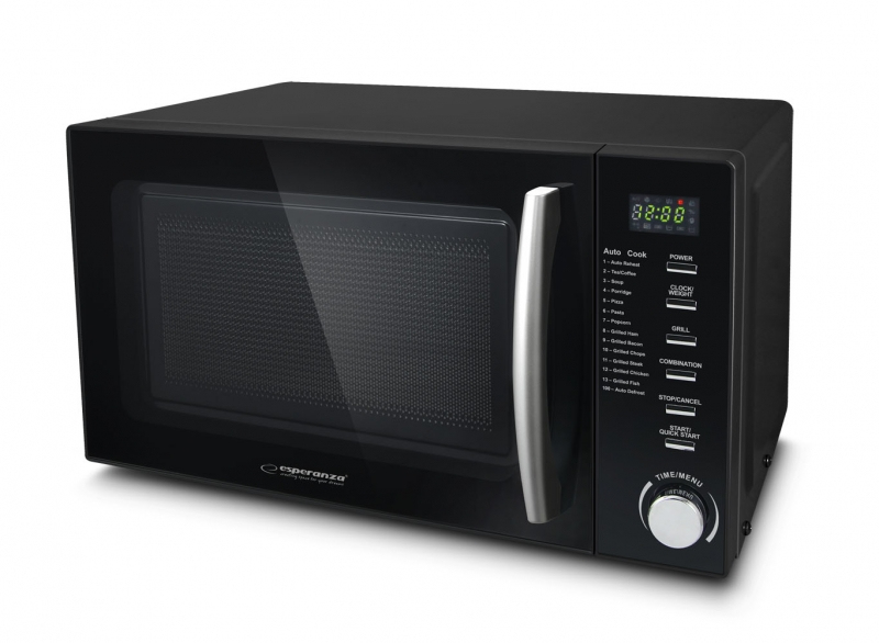 Esperanza COCINERO Schwarz Kombi-Mikrowelle Arbeitsplatte 20 l 1200 W