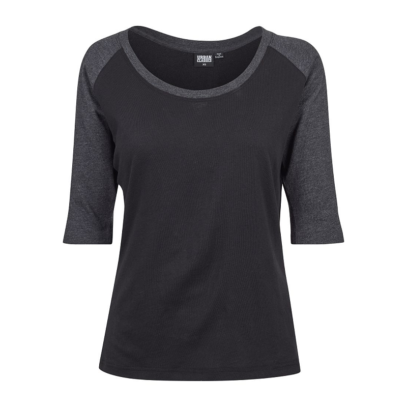 Urban Classics TB733 T-Shirt Rundhals 3/4 Ärmel Baumwolle
