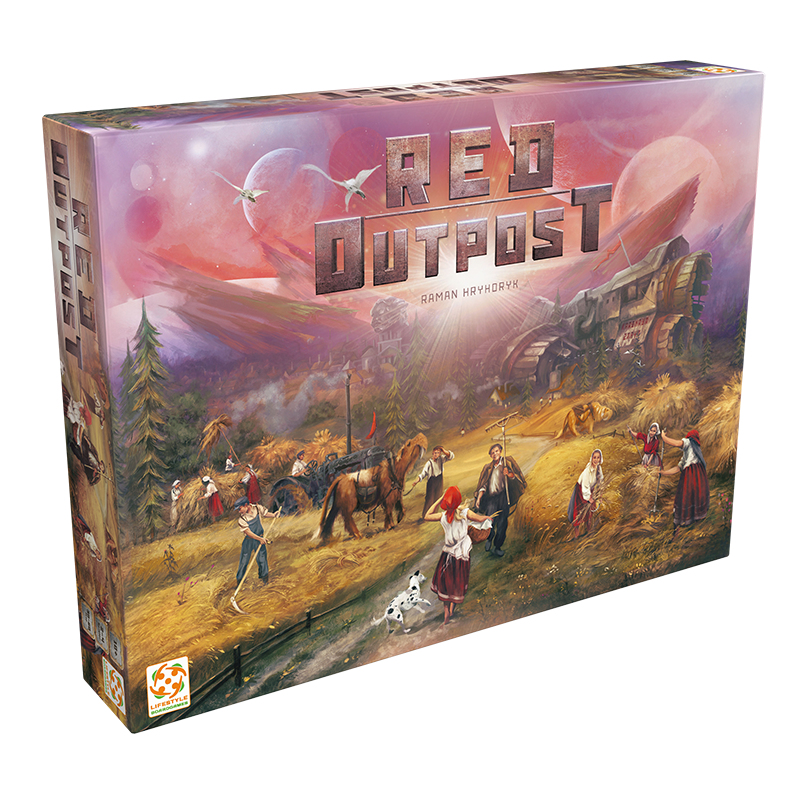 Asmodee Red Outpost Brettspiel Wirtschaftliche Simulation