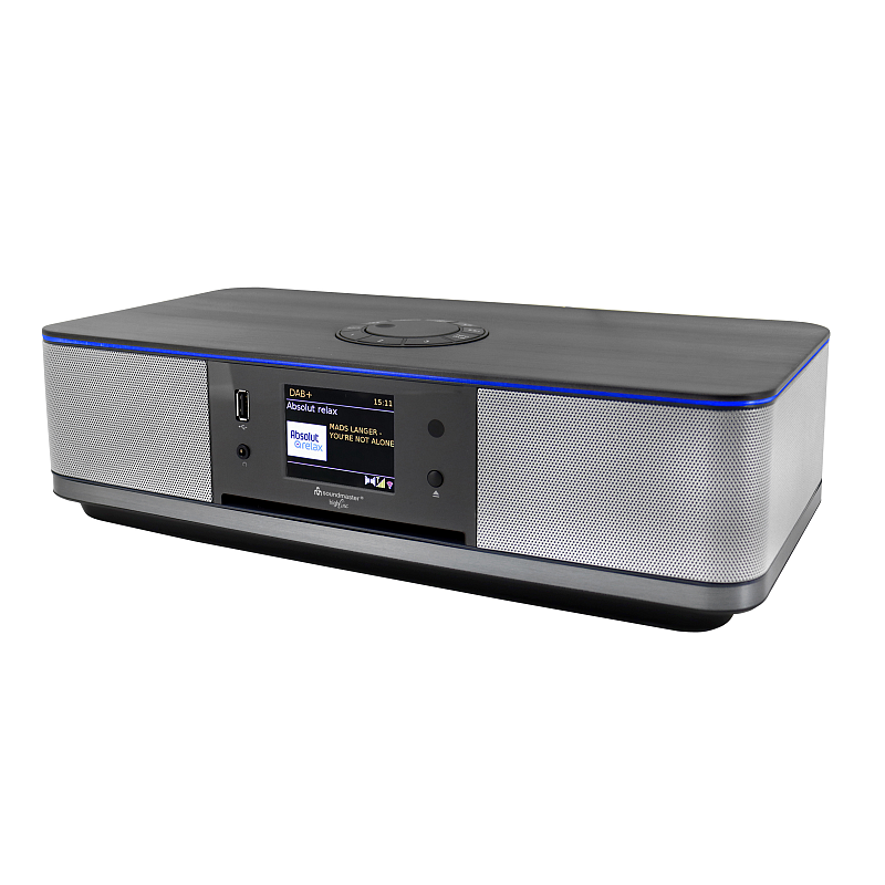 Soundmaster ICD2023SW Tragbares Stereosystem Digital 15 W DAB+, FM, PLL Grau, Silber Playback MP3