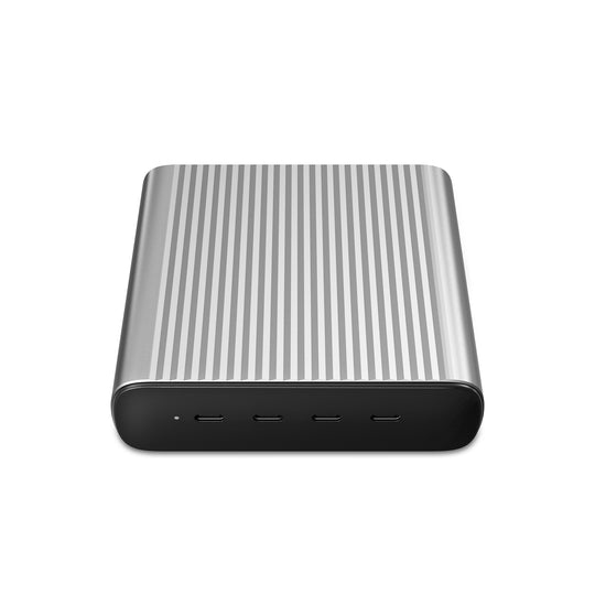 HYPER 245W GaN Desktop Charger Laptop, Smartphone, Tablets Schwarz, Silber AC, Akku Schnellladung Drinnen