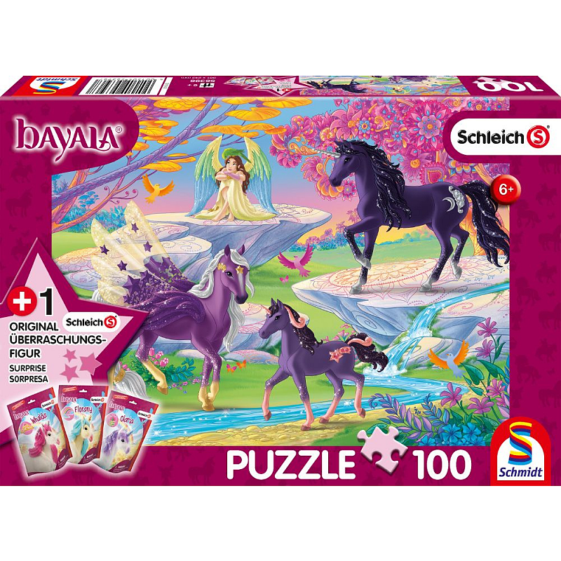 Schmidt Spiele Schleich, Bayala, Lichtung mit Einhornfamilie