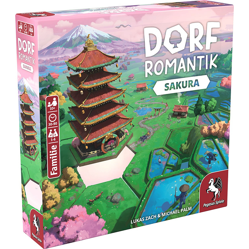 Pegasus Dorfromantik - Sakura 90 min Brettspiel Familie