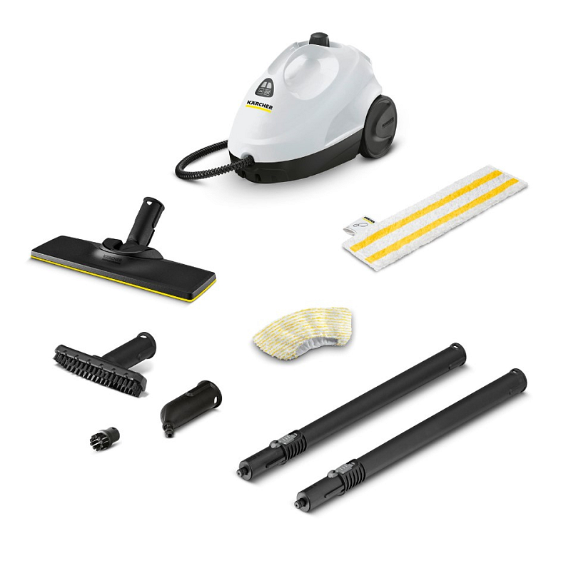 Kärcher SC 2 EasyFix Zylinder-Dampfreiniger 1 l 1500 W Schwarz, Weiß