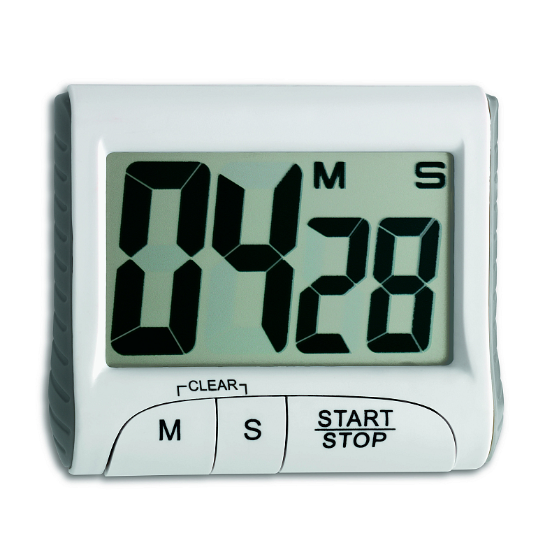 TFA-Dostmann 38.2021.02 Küchen-Timer Digitaler Küchentimer Weiß