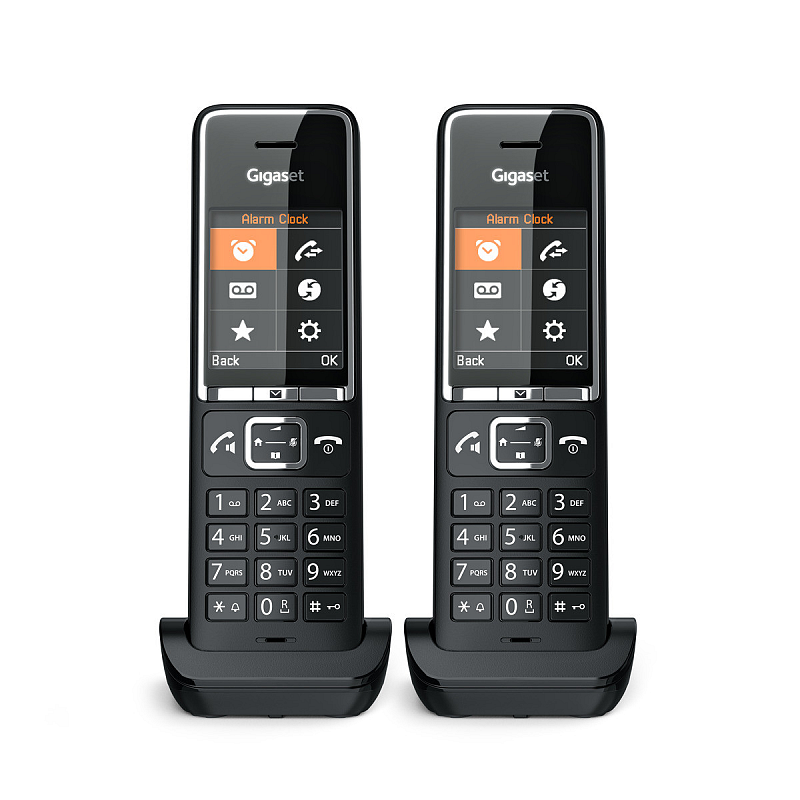 Gigaset COMFORT 550HX Analoges/DECT-Telefon Anrufer-Identifikation Schwarz