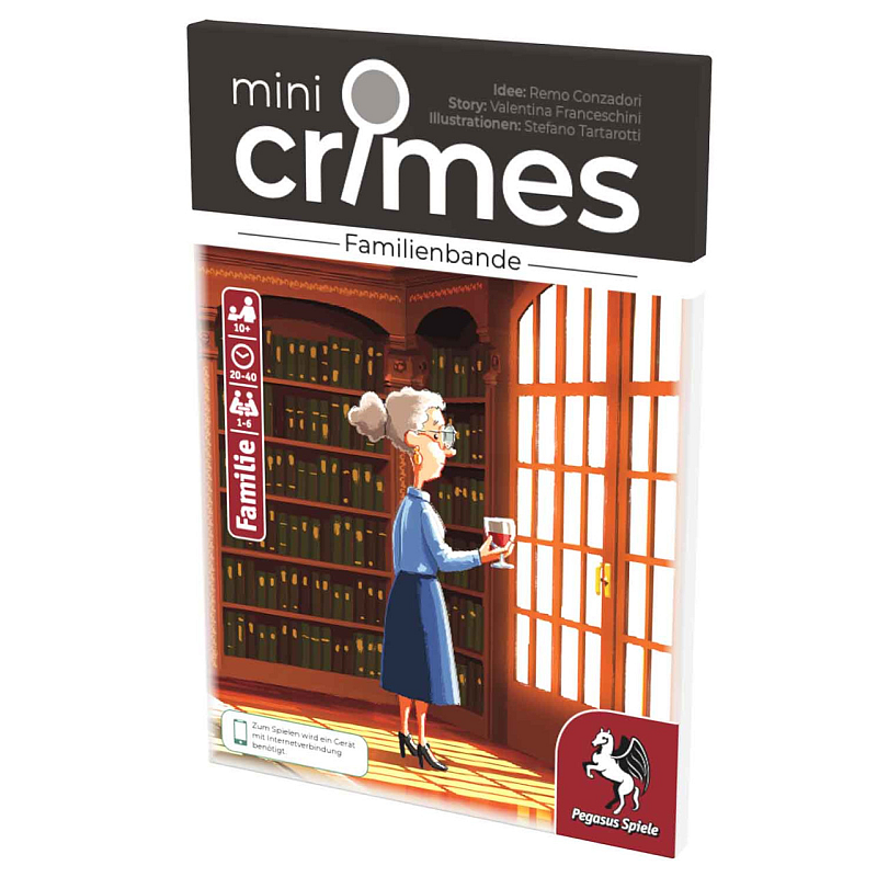 Pegasus MiniCrimes 40 min Kartenspiel Familie