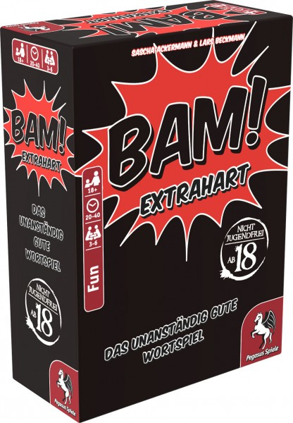 Pegasus BAM! - Extrahart Kartenspiel Party