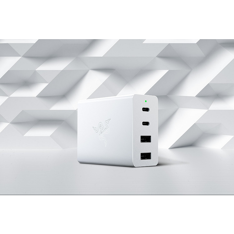 Razer RC21-01700200-R3M1 Ladegerät für Mobilgeräte Kopfhörer, Kopfhörer, Handy, Netbook, Laptop, Powerbank, Smartphone, Smartwatch, Tablets, Telefon Weiß AC Drinnen