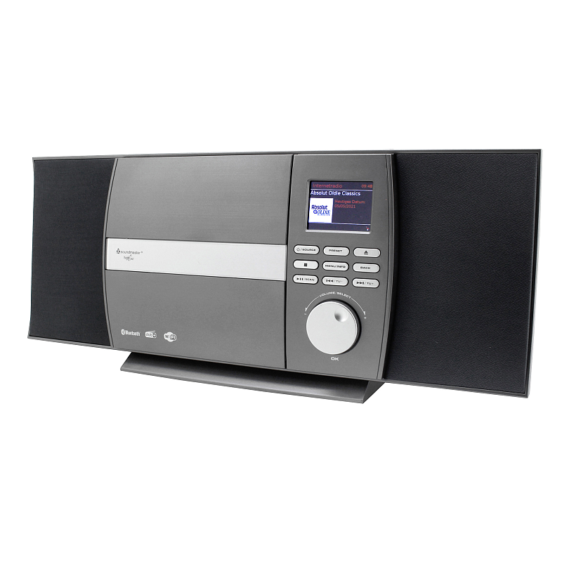 Soundmaster ICD1010AN Kassettenspieler Kassettendeck Grau