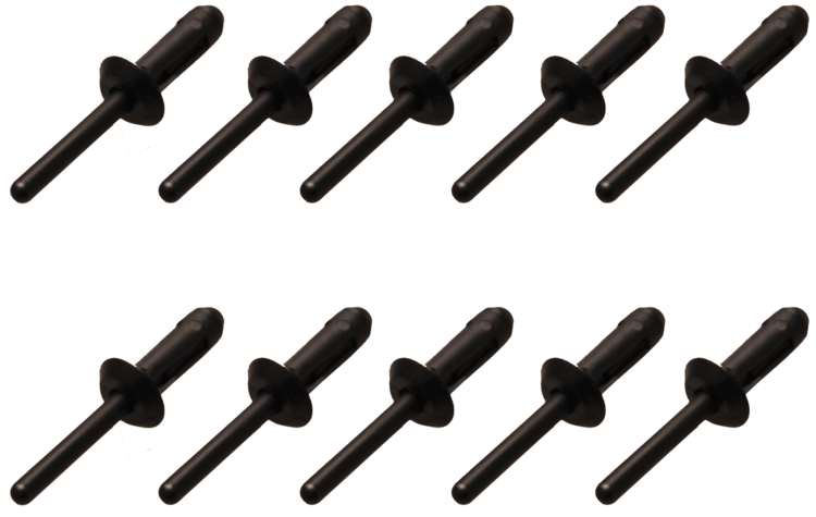 BGS technic 8463-3 Nietenzubehör Schwarz 10 Stück(e)