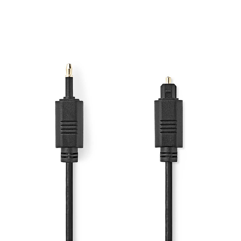 Nedis CAGL25100BK10 Audio-Kabel 1 m Toslink Mini-TOSLINK Schwarz