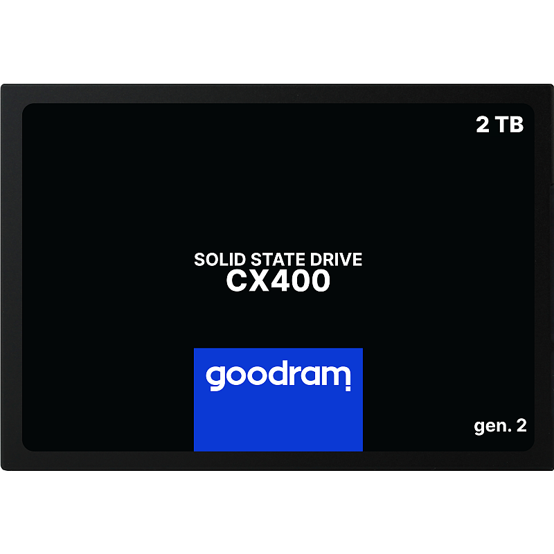 Goodram CX400 SSDPR-CX400-02T-G2 2 TB 2.5" Serial ATA III 3D NAND
