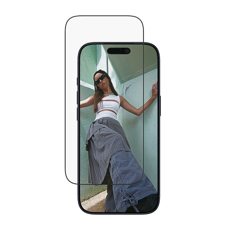 PanzerGlass SAFE. by ® Displayschutz m. Schwarz Rahmen iPhone 17 Pro | Ultra-Wide Fit m. EasyAligner